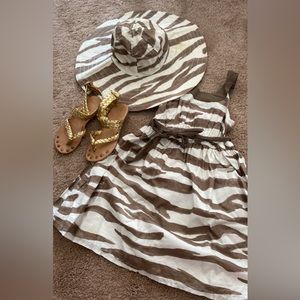Vintage Gymboree Zebra Safari Outfit Lot 6